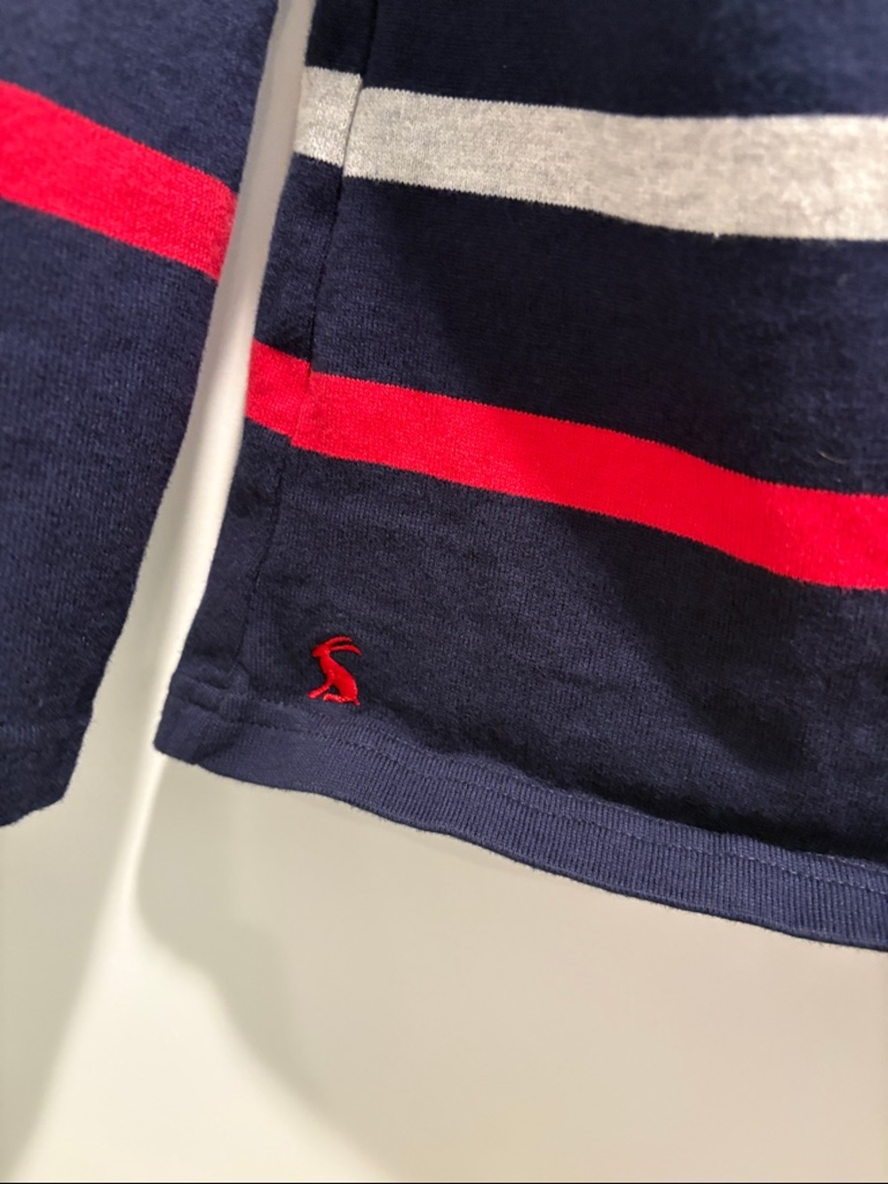Joules Navy Long-Sleeve Striped Top - Picture 4 of 6